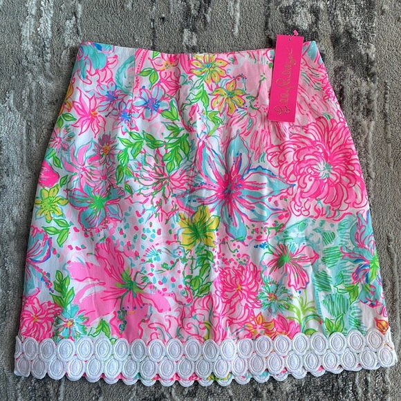 NWT Lilly Pulitzer Floral Izzy Skirt Size 00 - Picture 3 of 12
